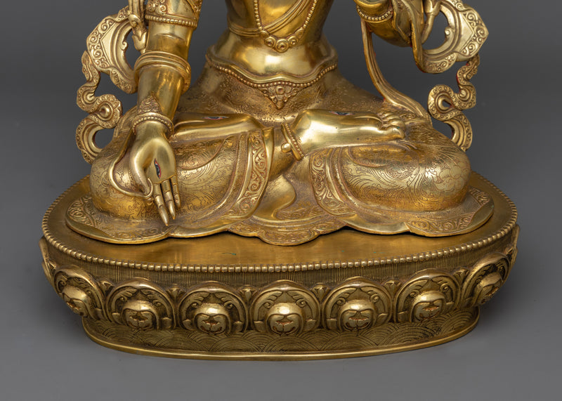 Buddhism White Tara Figure | Serene Meditation Tara