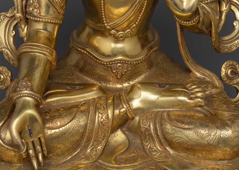 Buddhism White Tara Figure | Serene Meditation Tara