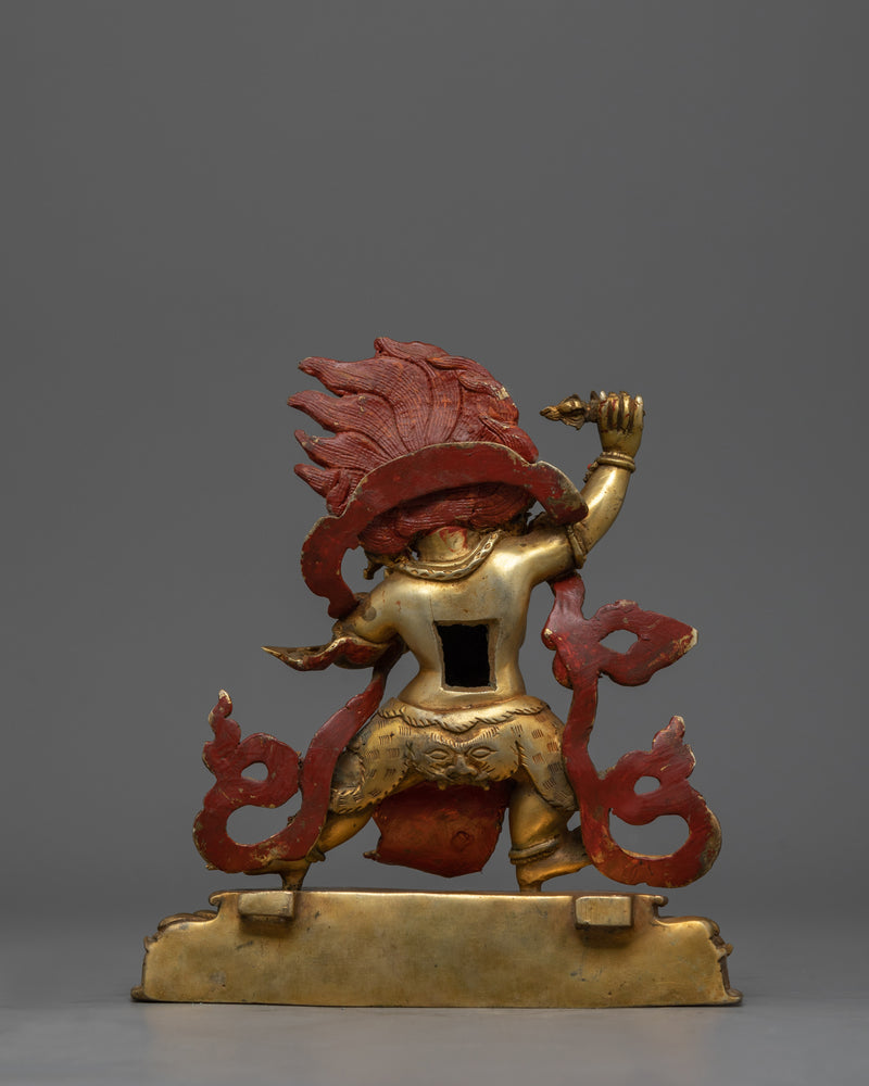 Thunderbolt Bearer Vajrapani Statue | Tibetan Buddhist Guardian