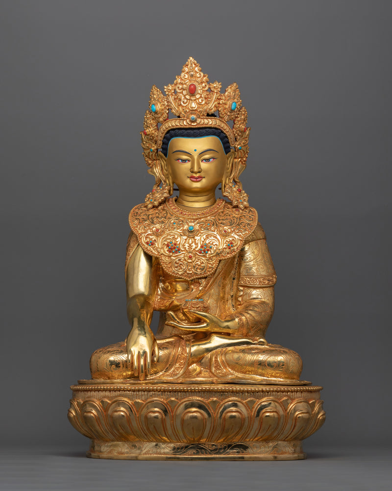 crown-buddha-shakyamuni-figure