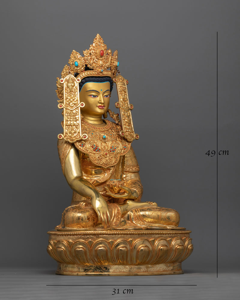 crown-buddha-shakyamuni-figure