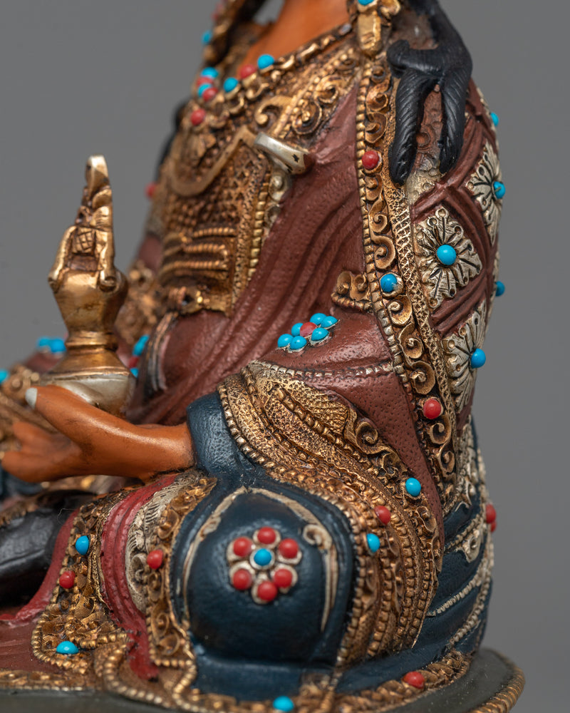 Sacred Rinpoche Prophecy Guru Statue | Tibetan Sculpture