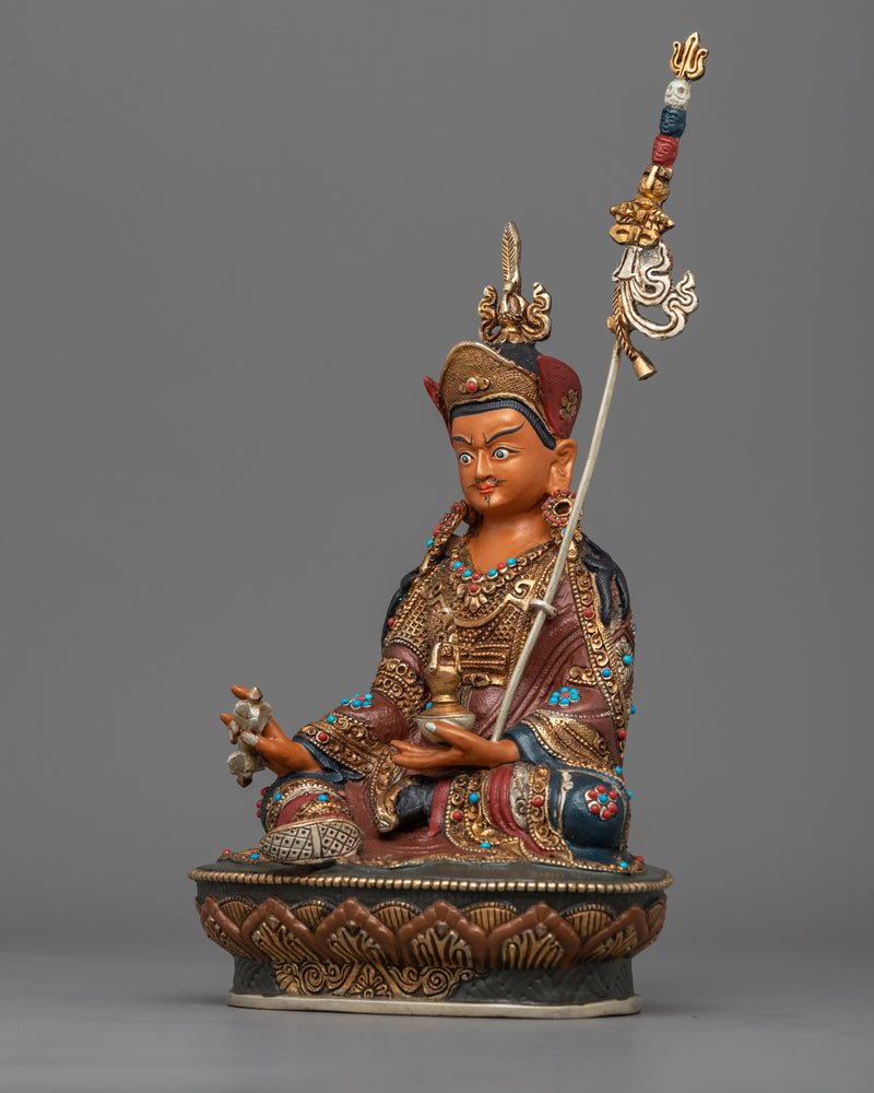 Sacred Rinpoche Prophecy Guru Statue | Tibetan Sculpture