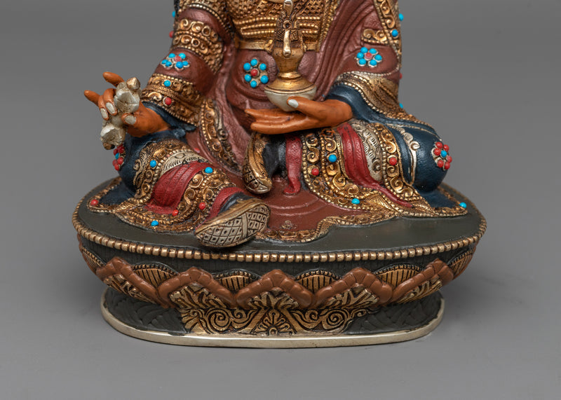 Sacred Rinpoche Prophecy Guru Statue | Tibetan Sculpture