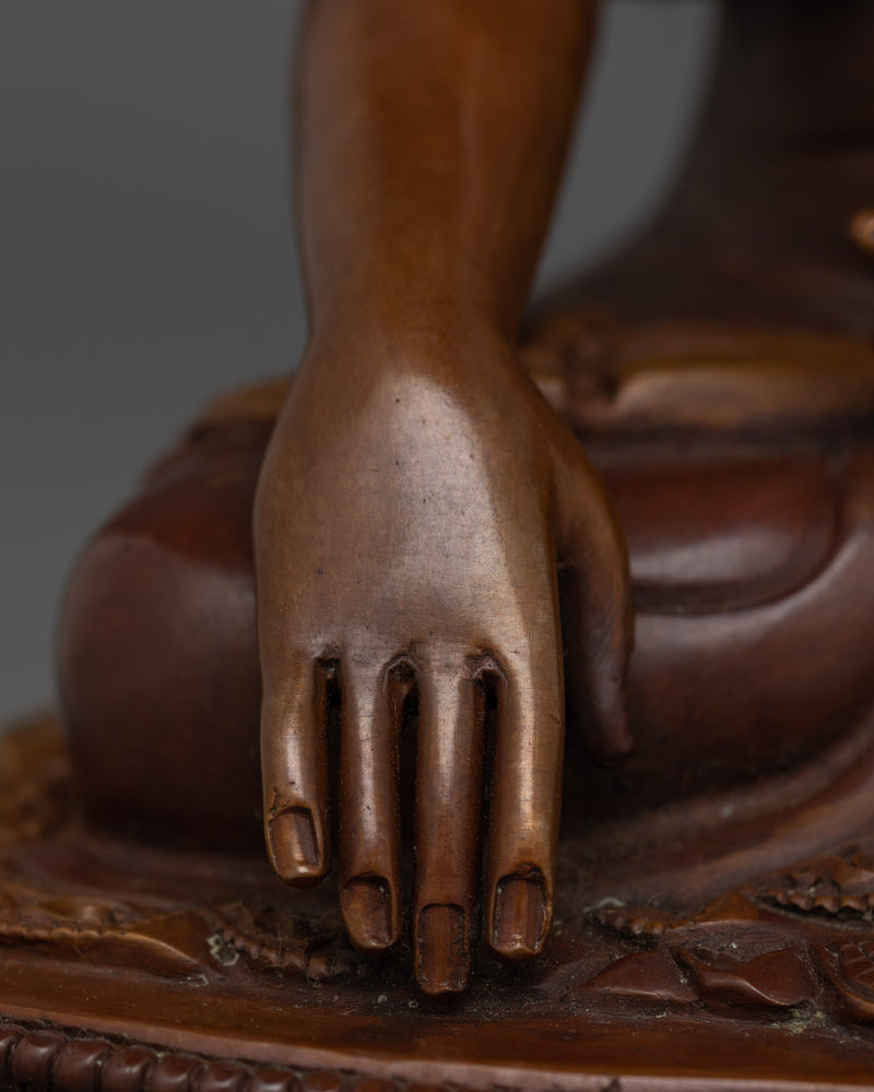 Namo Gautama Buddha Oxidized Satue | Beautifully Handcarved  Enlightened Buddha