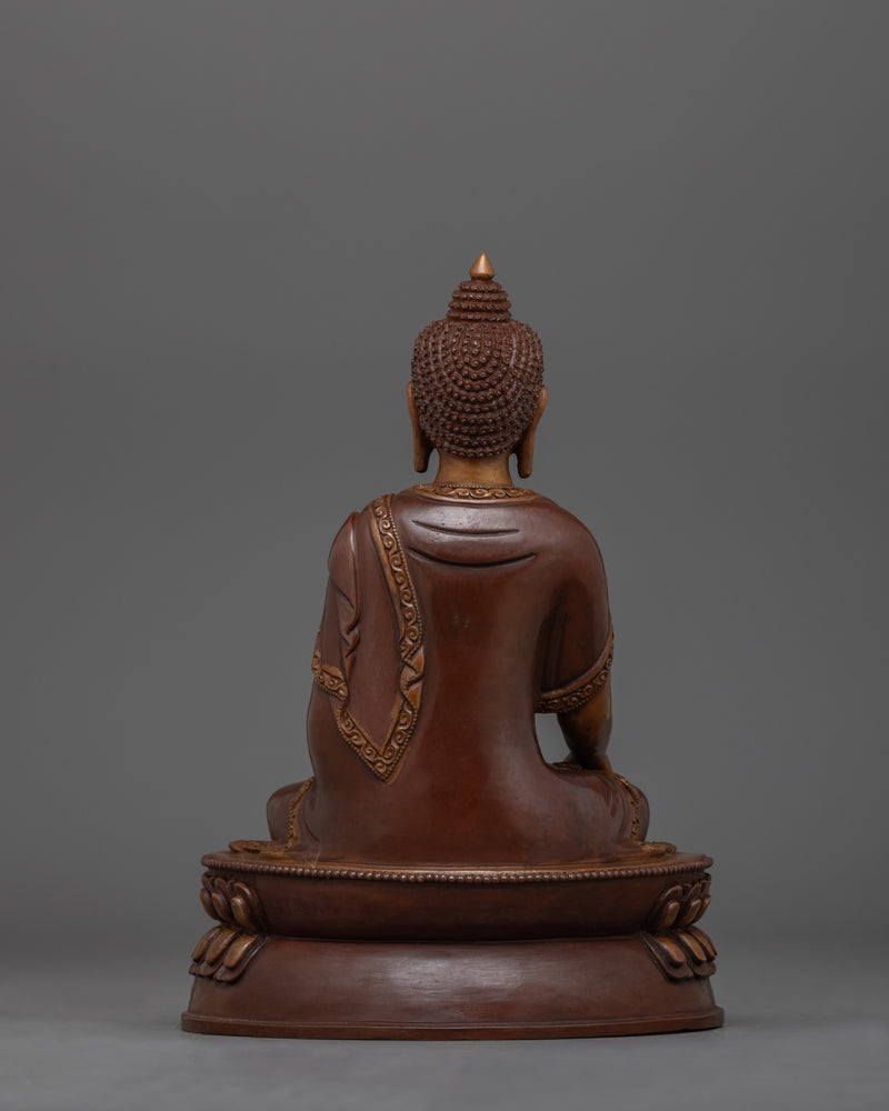 Namo Gautama Buddha Oxidized Satue | Beautifully Handcarved  Enlightened Buddha