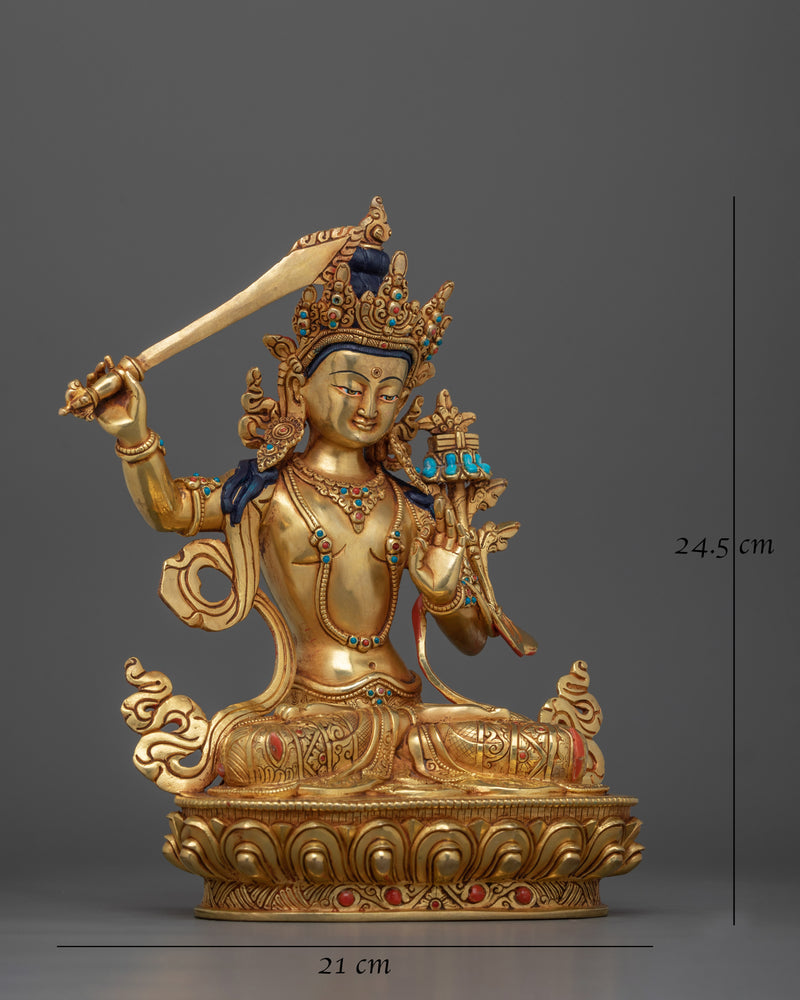 tranquil-manjushri-sculpture