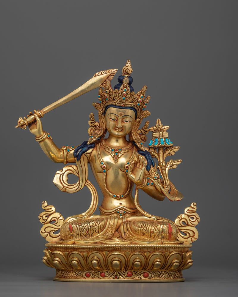 tranquil-manjushri-sculpture