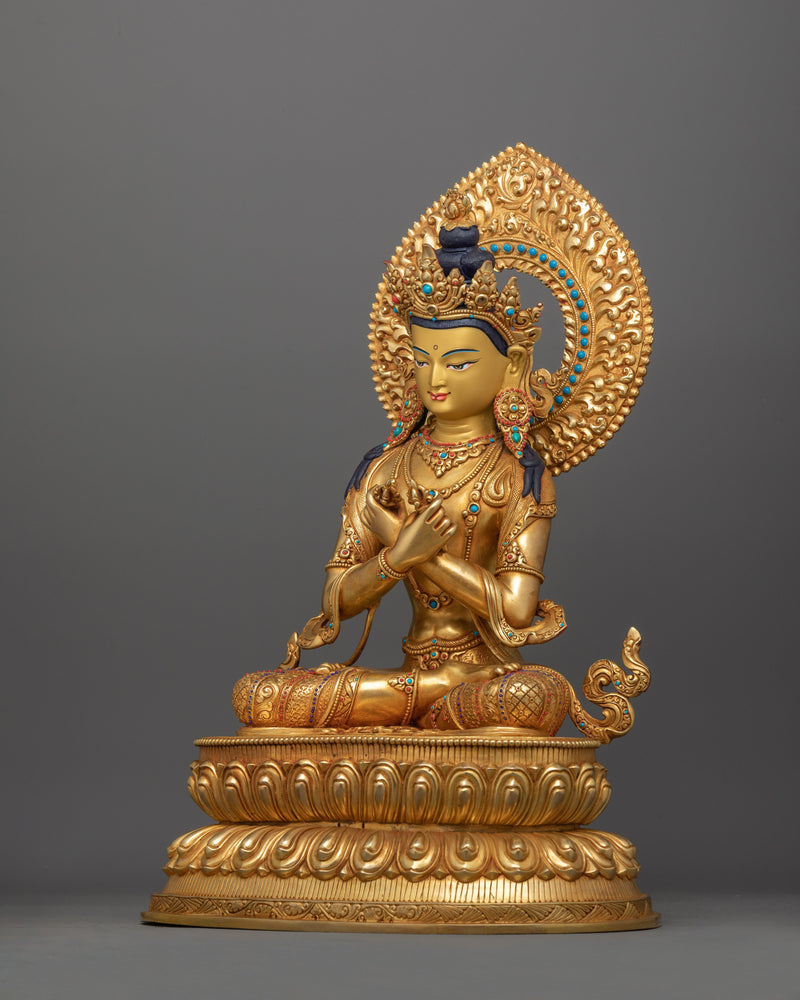 Handmade Vajradhara Deity Statue | A Sacred Emblem of Wisdom and Compassion