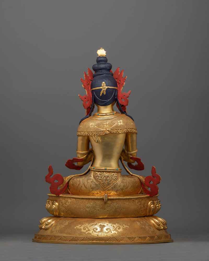 Handmade Vajradhara Deity Statue | A Sacred Emblem of Wisdom and Compassion