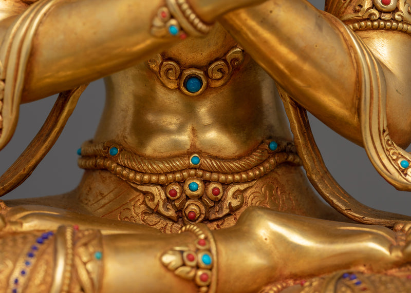 Handmade Vajradhara Deity Statue | A Sacred Emblem of Wisdom and Compassion