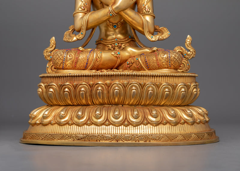 Handmade Vajradhara Deity Statue | A Sacred Emblem of Wisdom and Compassion