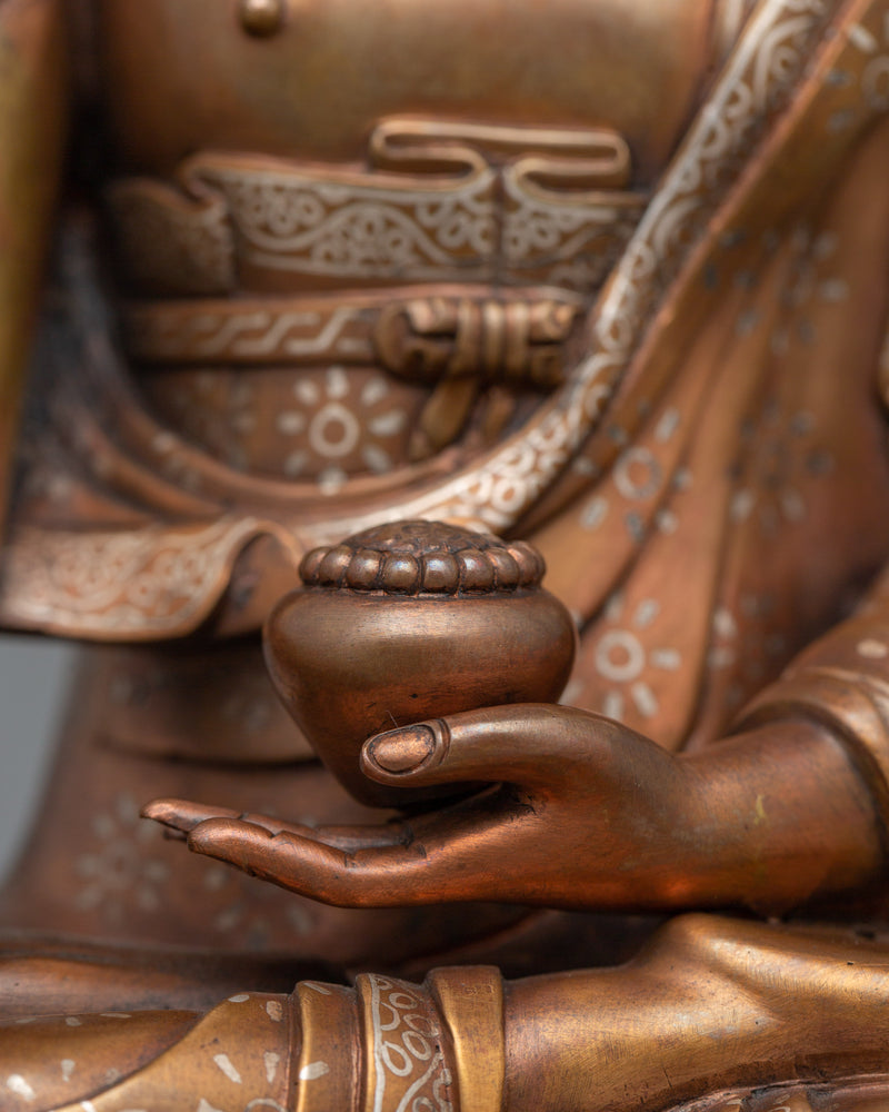 Sakyamuni Buddha of Compassion | Artisan Copper Statue for Meditation and Serenity