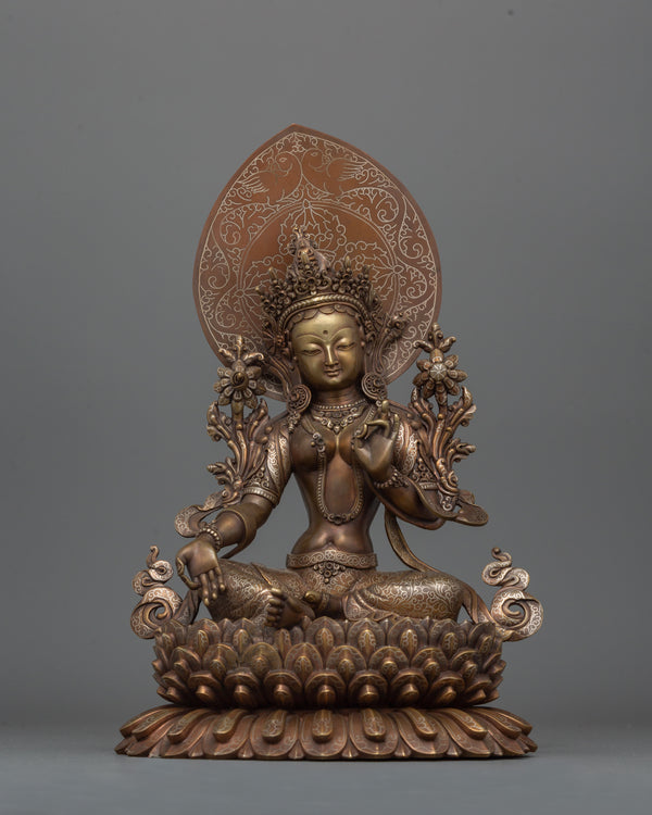 Green Tara Goddess Female Buddha