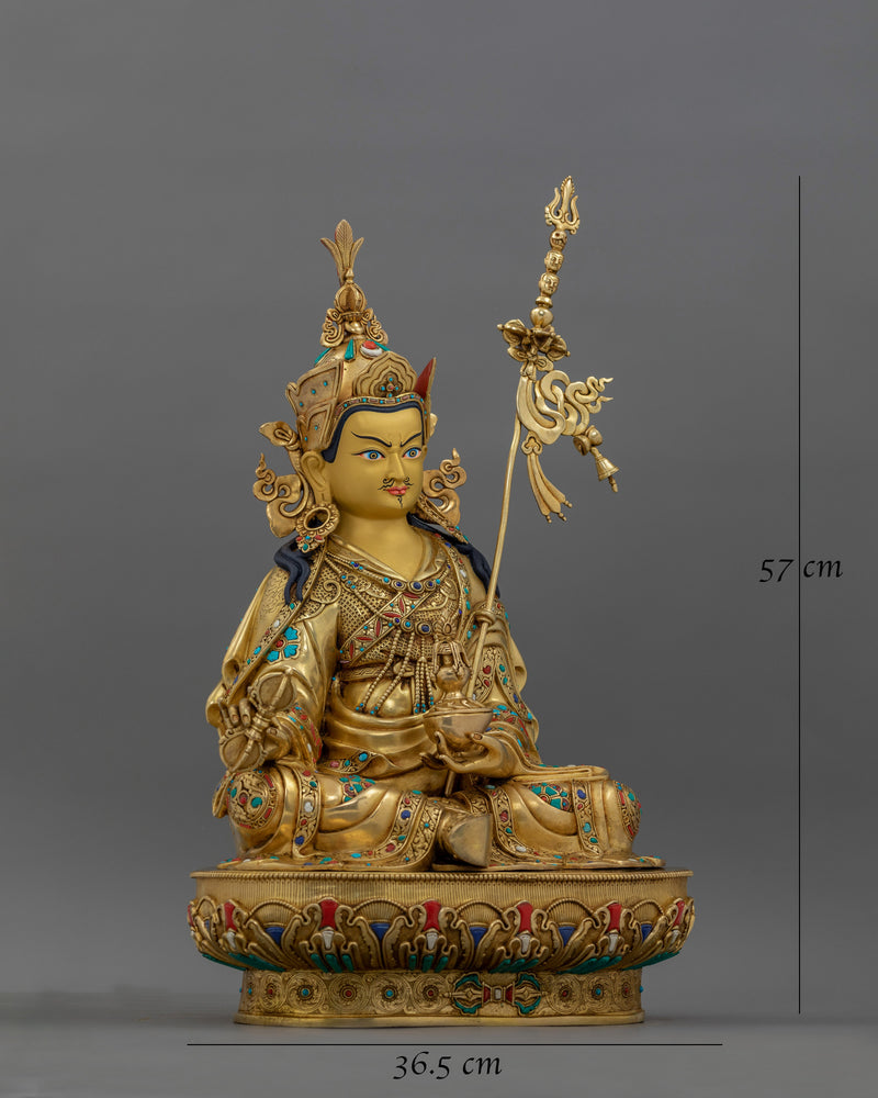 Guru Rinpoche Healing Gemstone Figure 