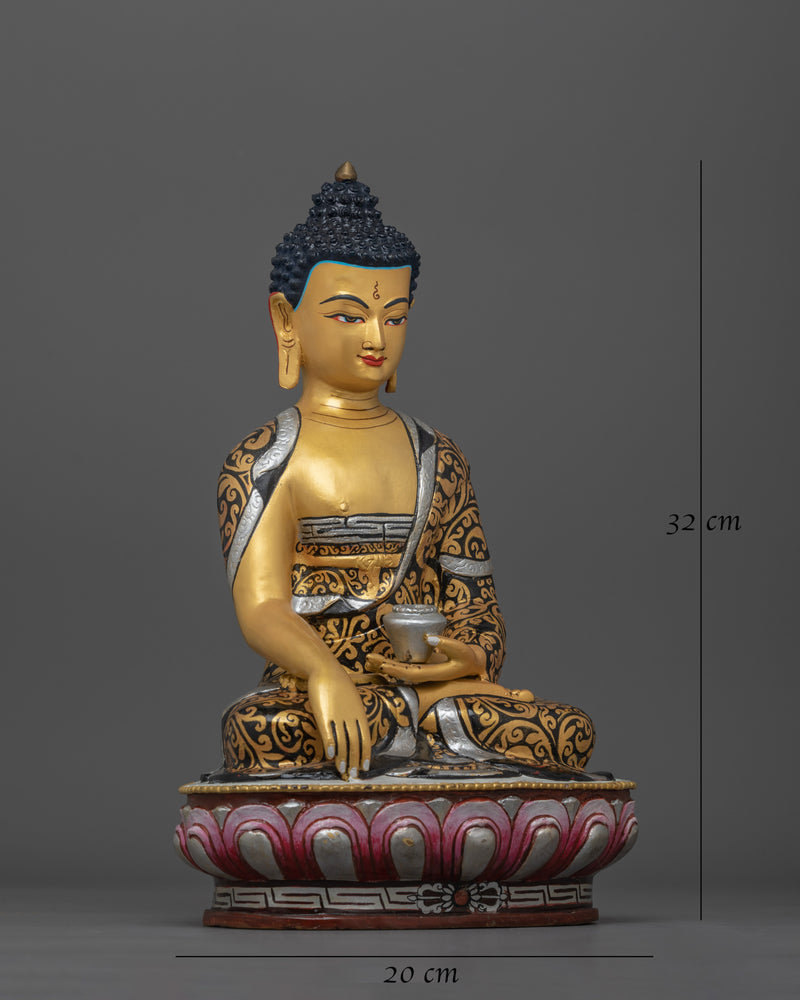 24K Gold Shakyamuni Buddha 