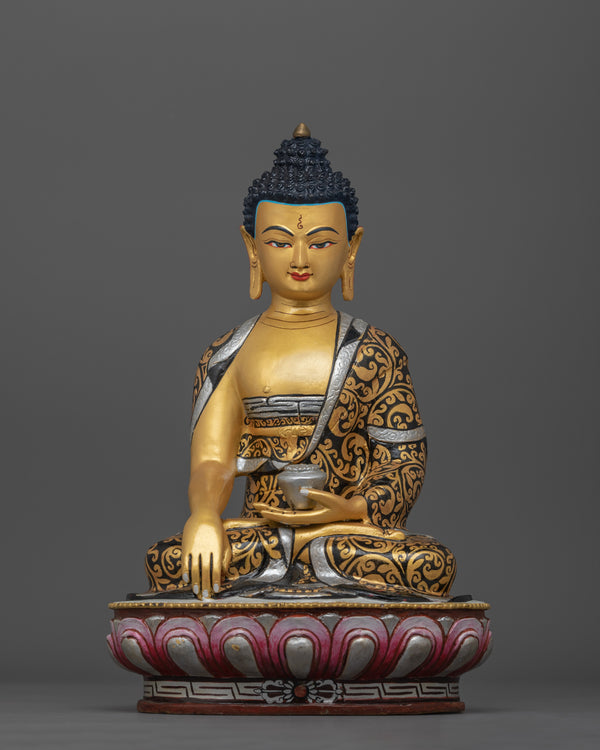 24K Gold Shakyamuni Buddha 