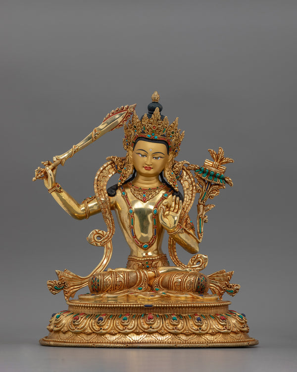  Manjushri Bodhisattva Dharma Statue