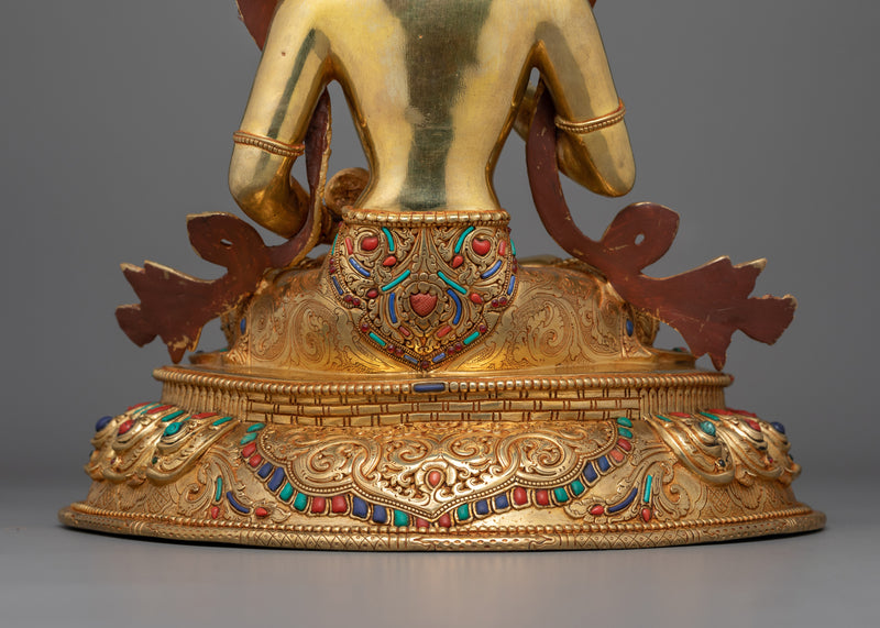 Hand-carved Purification Deity Vajrasattva Statue | Lord of Cleansing and Enlightenment