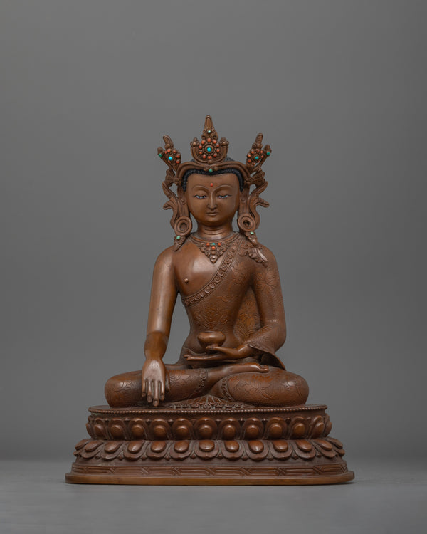 Crown Siddhartha Gautam Shakyamuni Buddha 