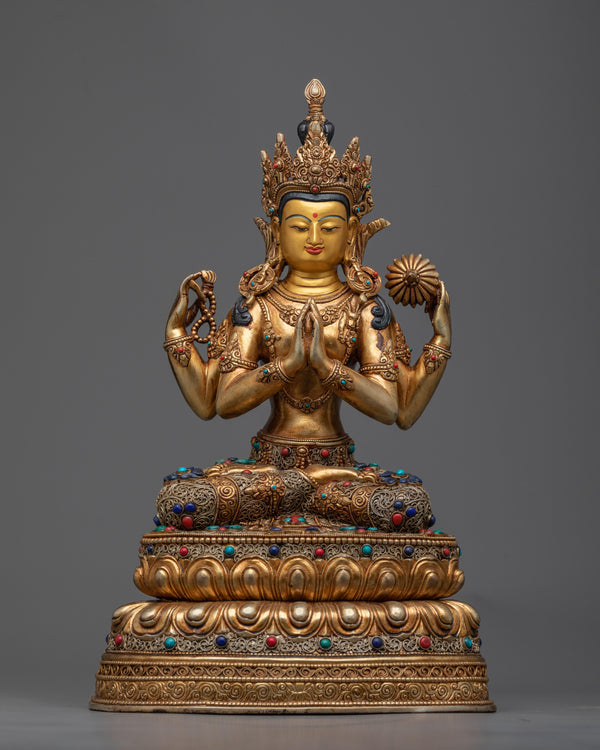 avalokiteshvara-perfect iconography statue