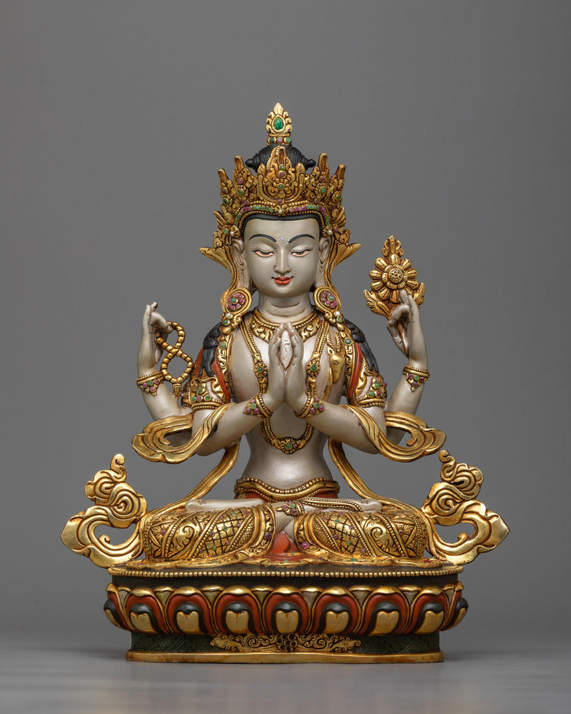 4-arm-chenrezig-bodhisattva-sculpture