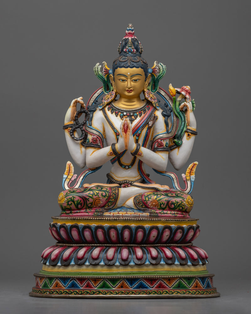 chenrezig-white-figurine