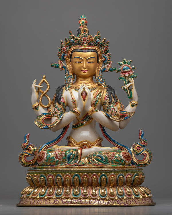 chenrezig divine statue