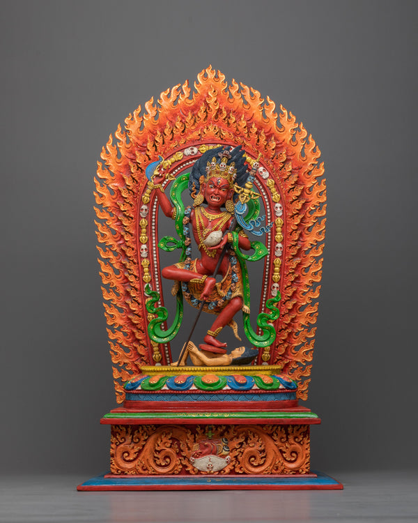 dorje-phagmo-hand-carved-wooden-statues