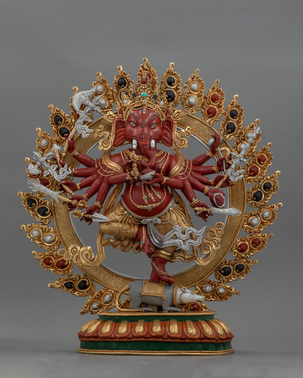 Traditional Ganesha Hindu Diety Statue