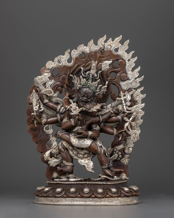 hayagriva-silver-plated-oxidized