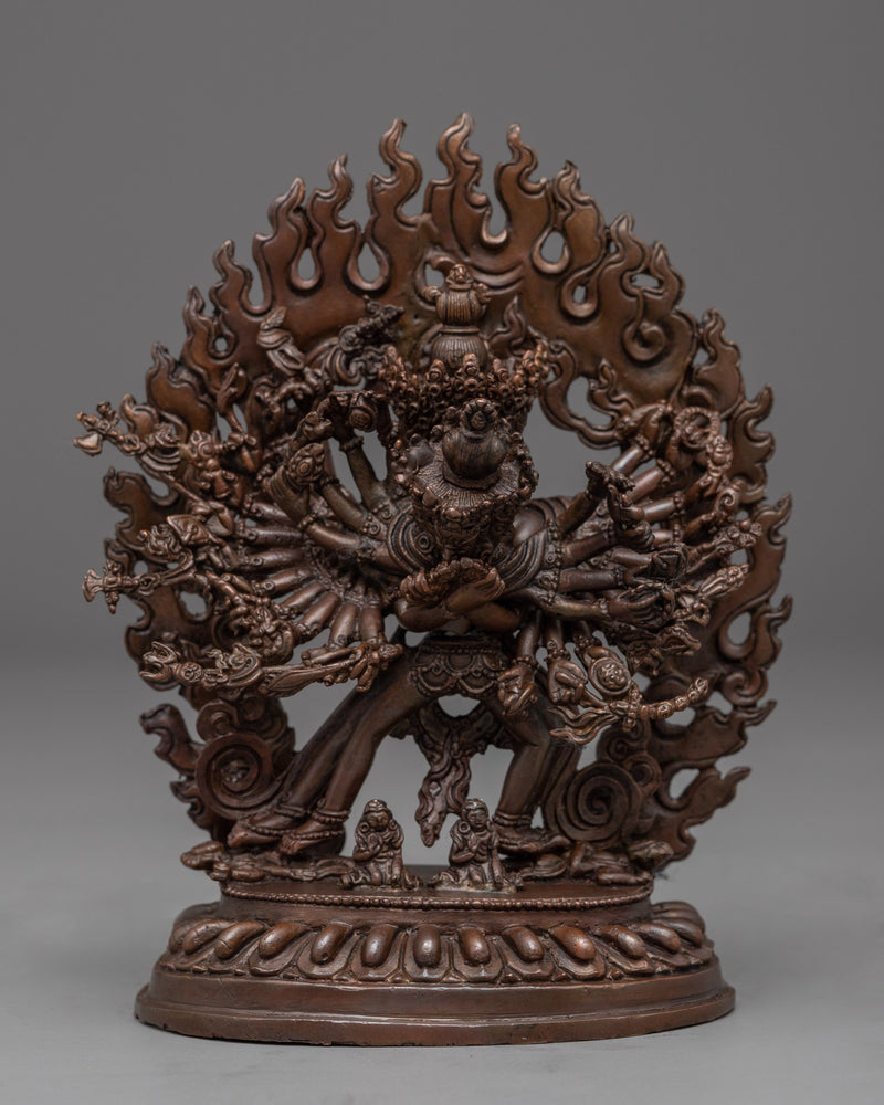 Kalachakra Empowerment Statue | Traditionally Hand Carved Buddhist Art