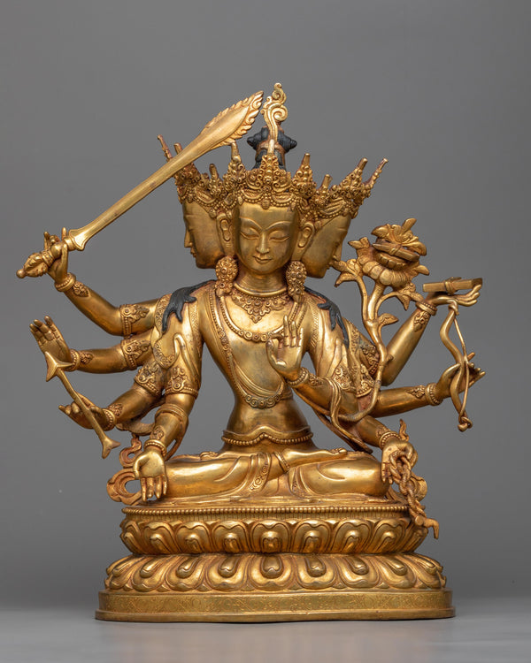 maha-manjushri-statuette