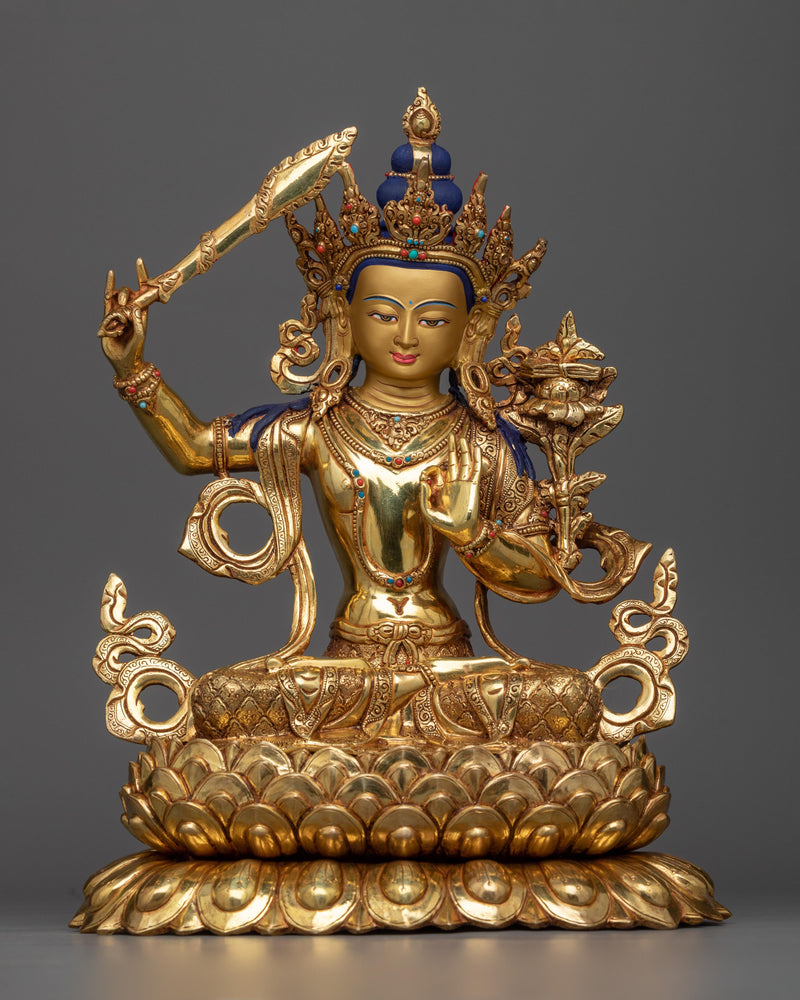 manjushri-bodhisattva-of-wisdom sculpture