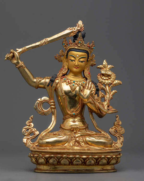 wisdom-manjushri statue