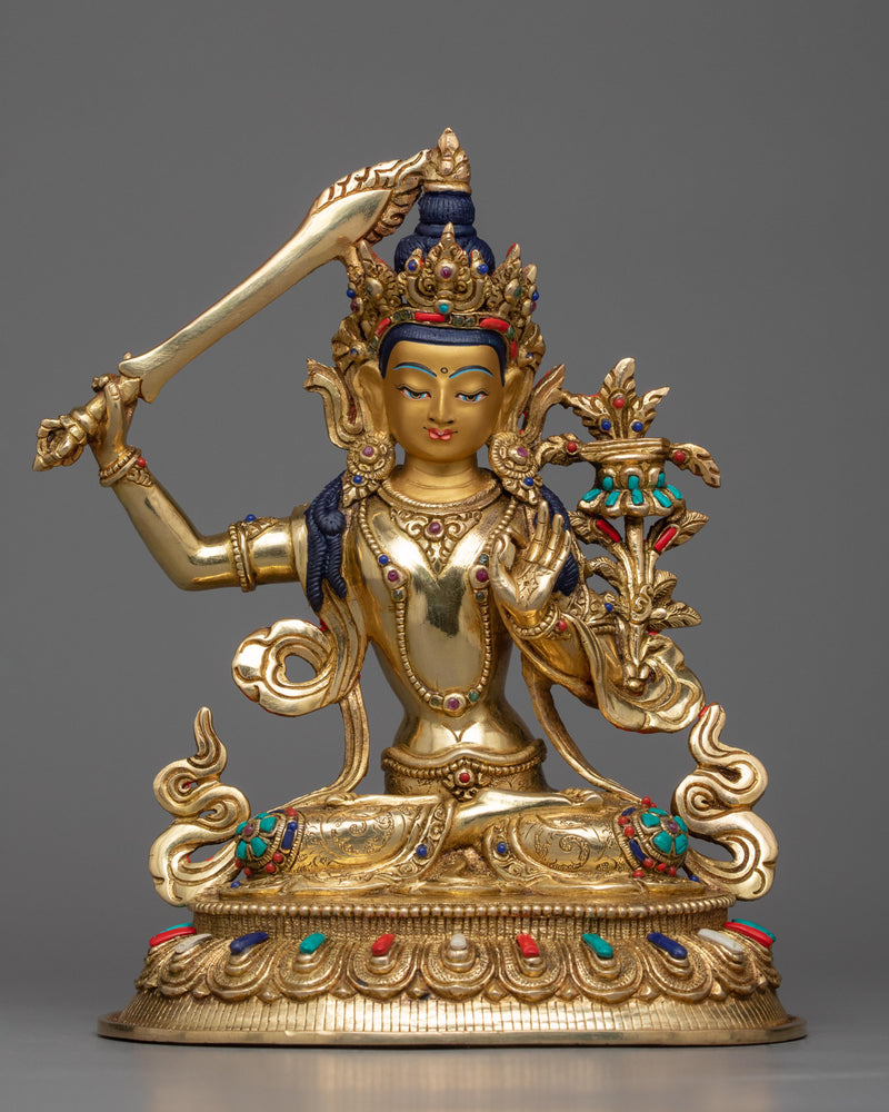 wisdom bodhisattva manjushri-sculpture