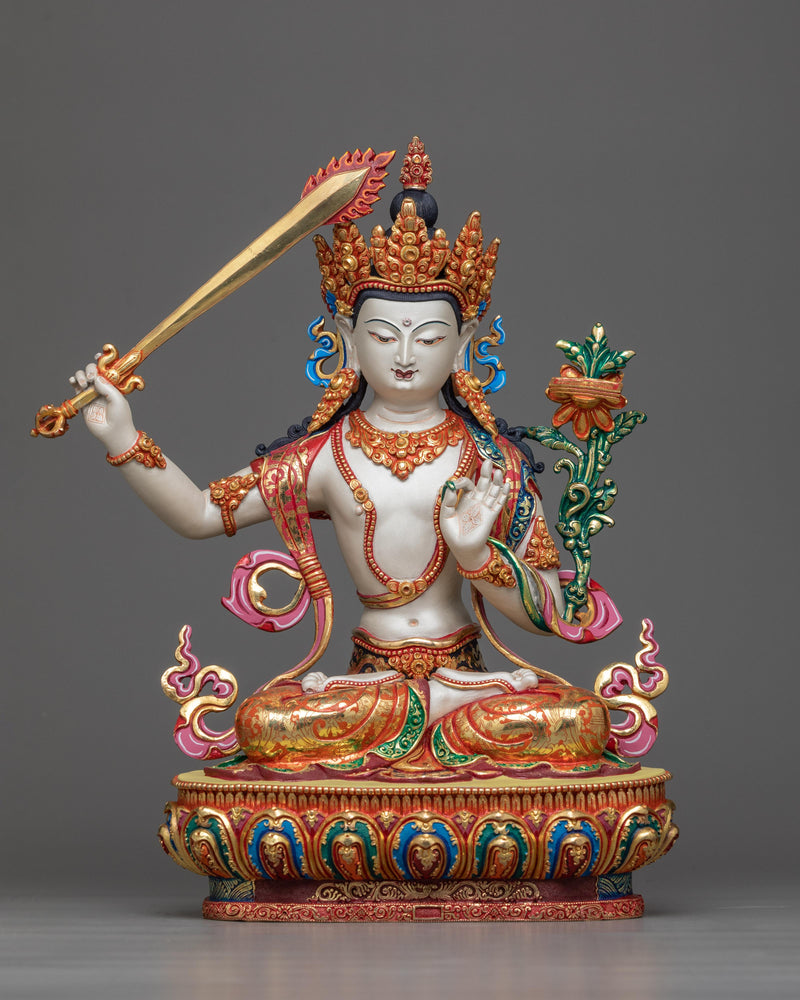 tibetan manjushri statue 