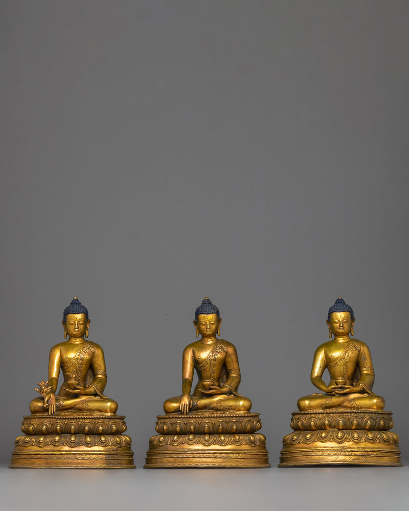 three-buddha-sculpture-set