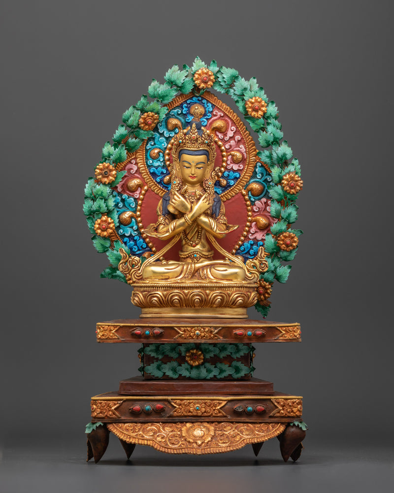 Vajradhara Buddha with Throne