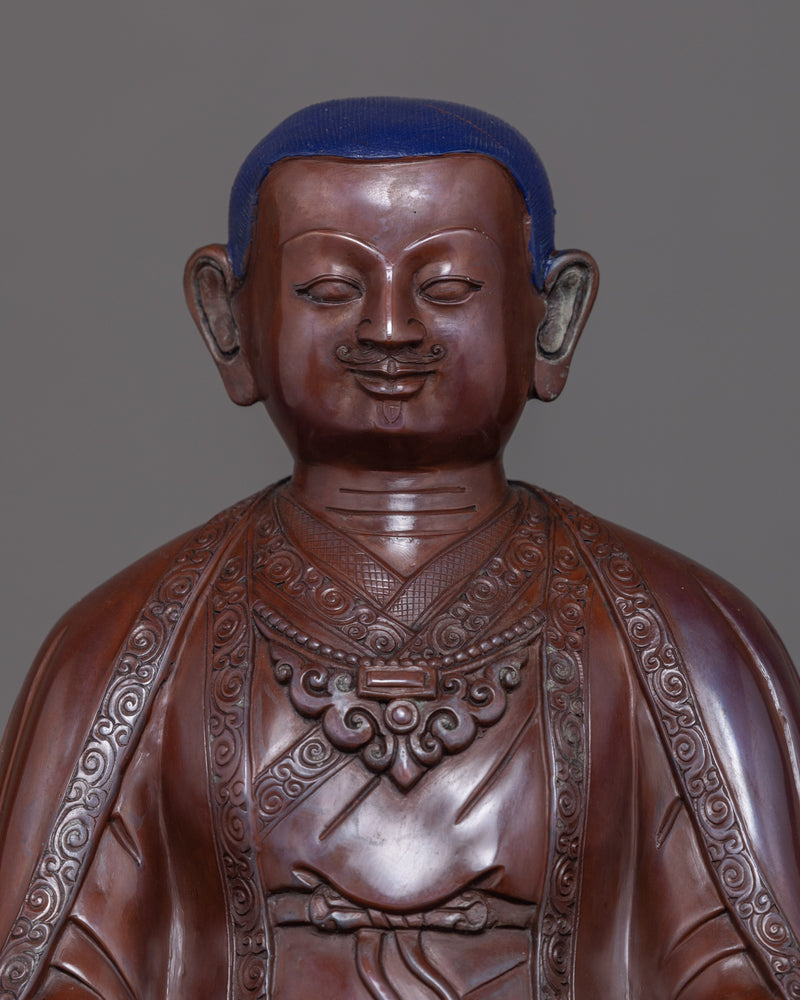 Buddhist Master Sculpture | Traditionally Hand Carved Buddhist Statue