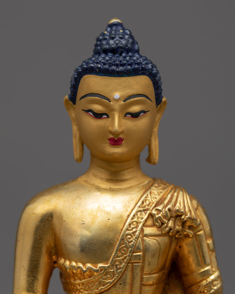 Small Shakyamuni Buddha Art | Traditional Buddhist Statue