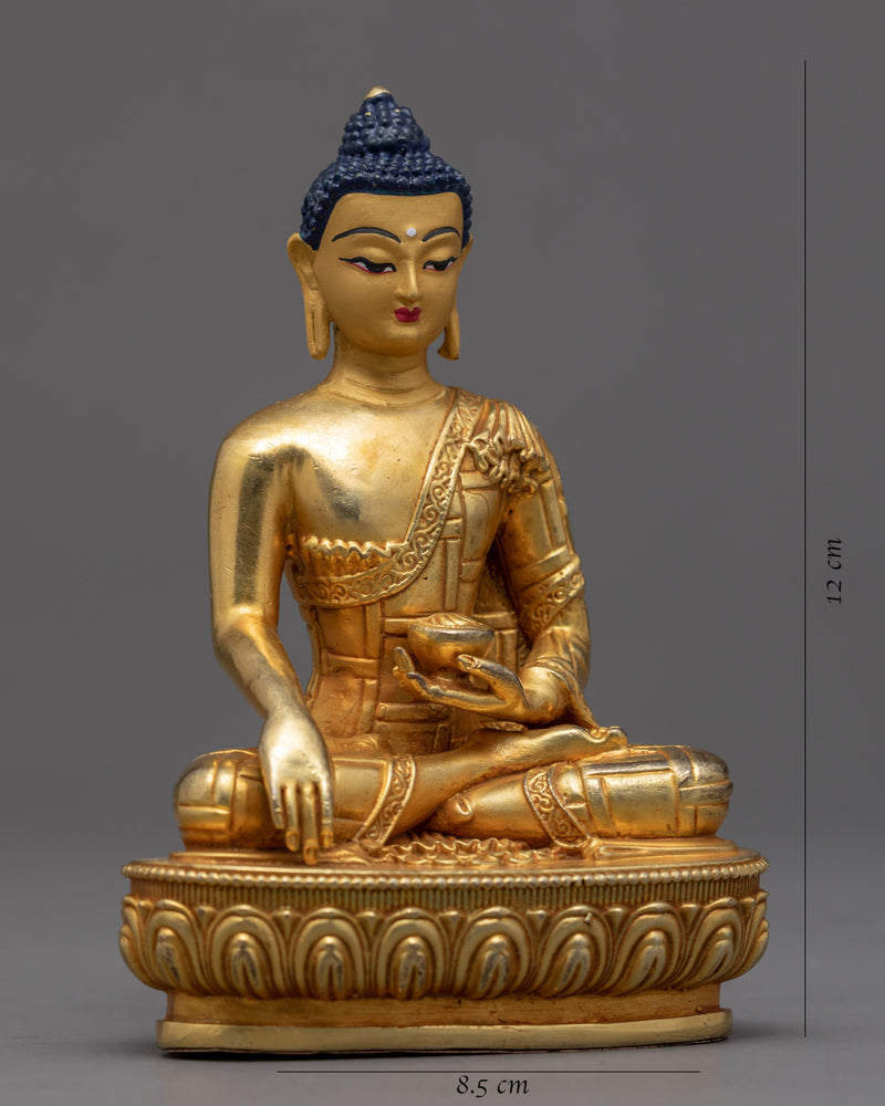 Small Shakyamuni Buddha Art | Traditional Buddhist Statue