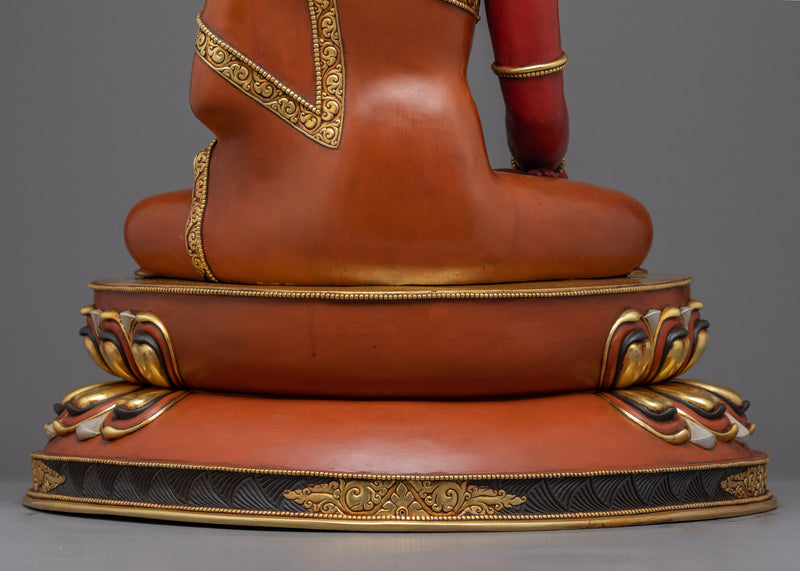 Crown Shakyamuni Buddha Sculpture | Rare Himalayan Art