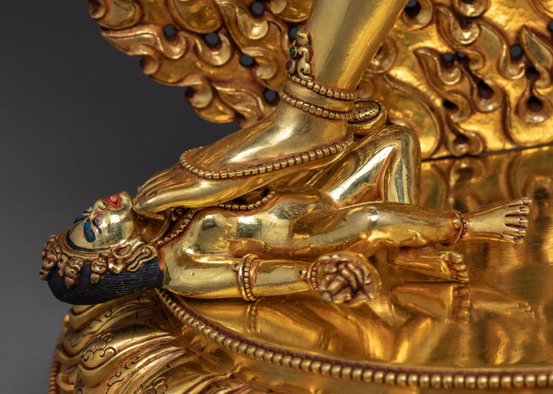 Vajrayogini Gold Sculpture | Handmade Buddhist Dakini Statue