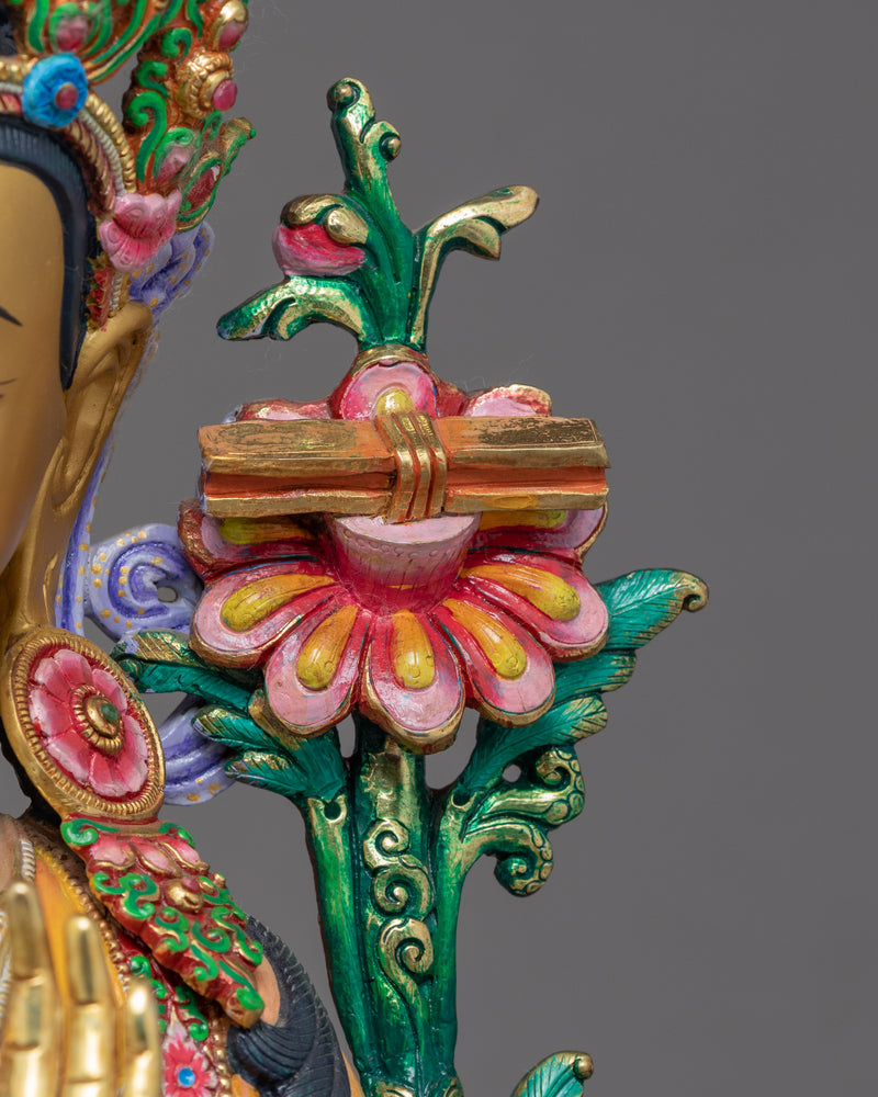 Buddha Manjushri Statue | Traditional Himalayan Art