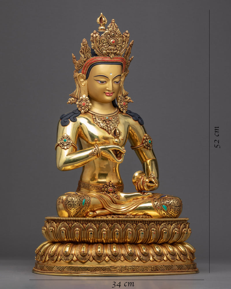 Dorje Sempa Statue | Traditionally Hand-Carved Buddhist Deity Sculpture