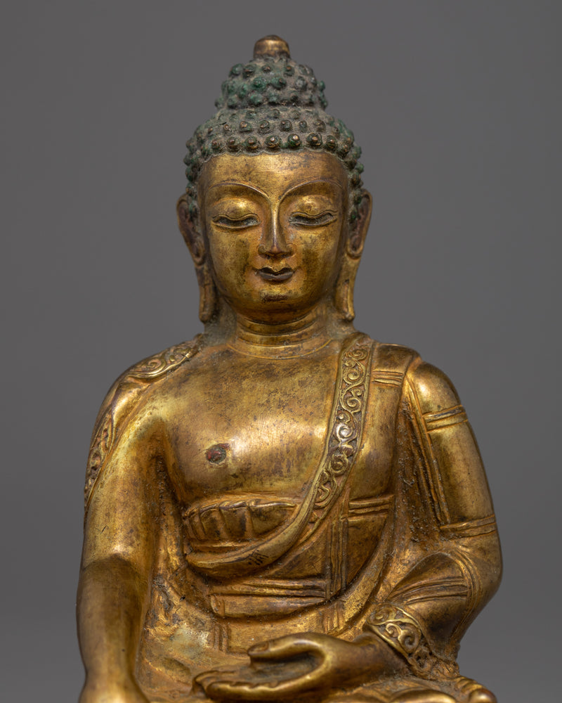 Historical Buddha Shakyamuni Statue | Traditionally Hand Carved Statue