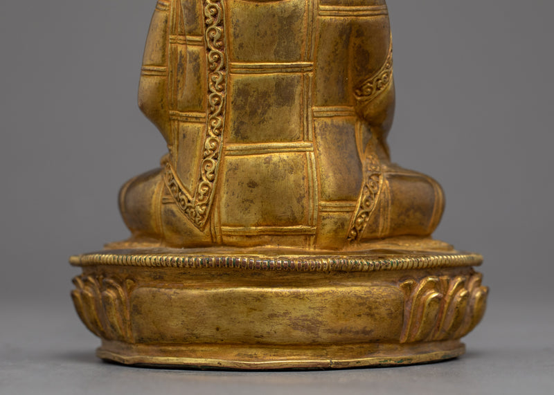 Historical Buddha Shakyamuni Statue | Traditionally Hand Carved Statue