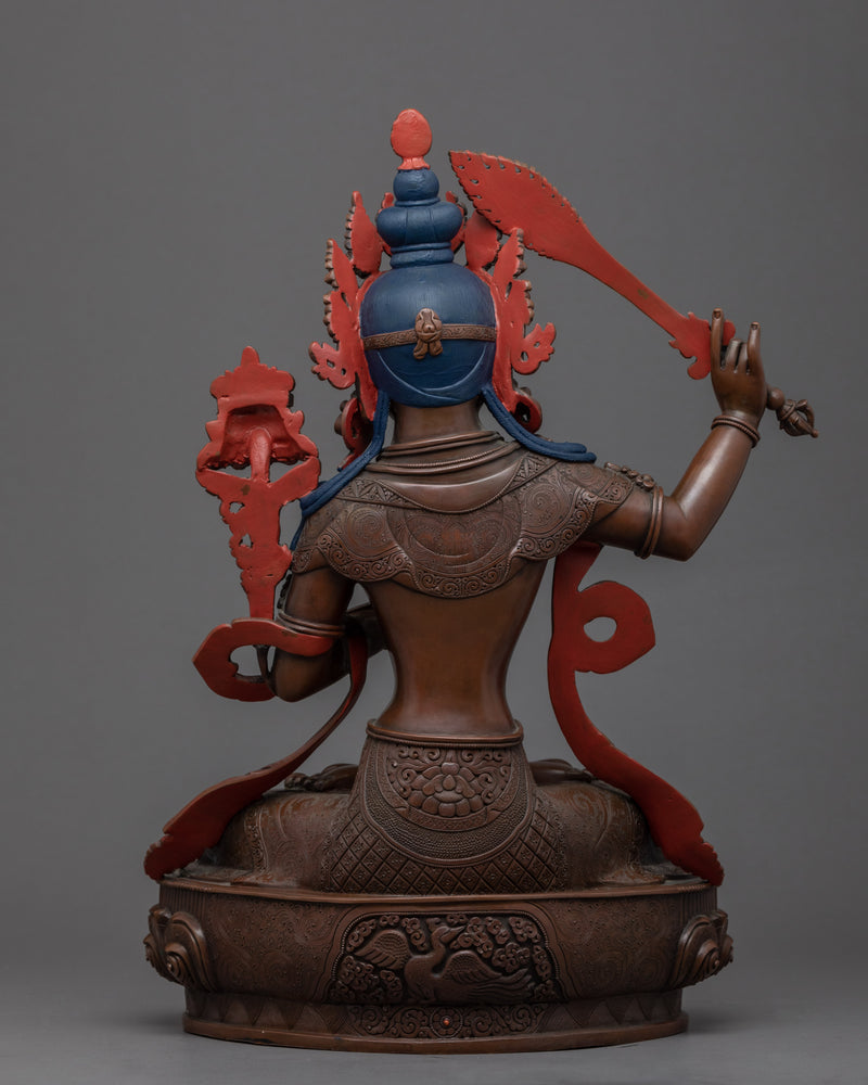 Manjushri Boddhisattva Statue | Handmade Buddhist Art