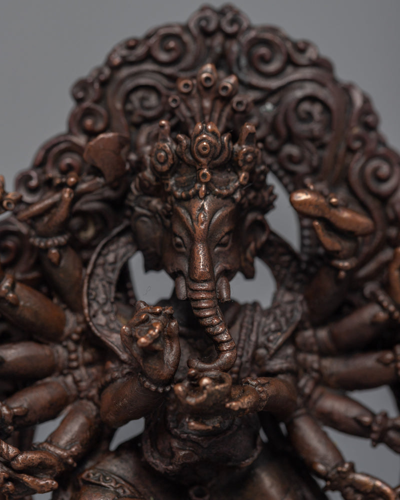 Small Ganesh Sculpture | Buddhist Deity Vināyaka